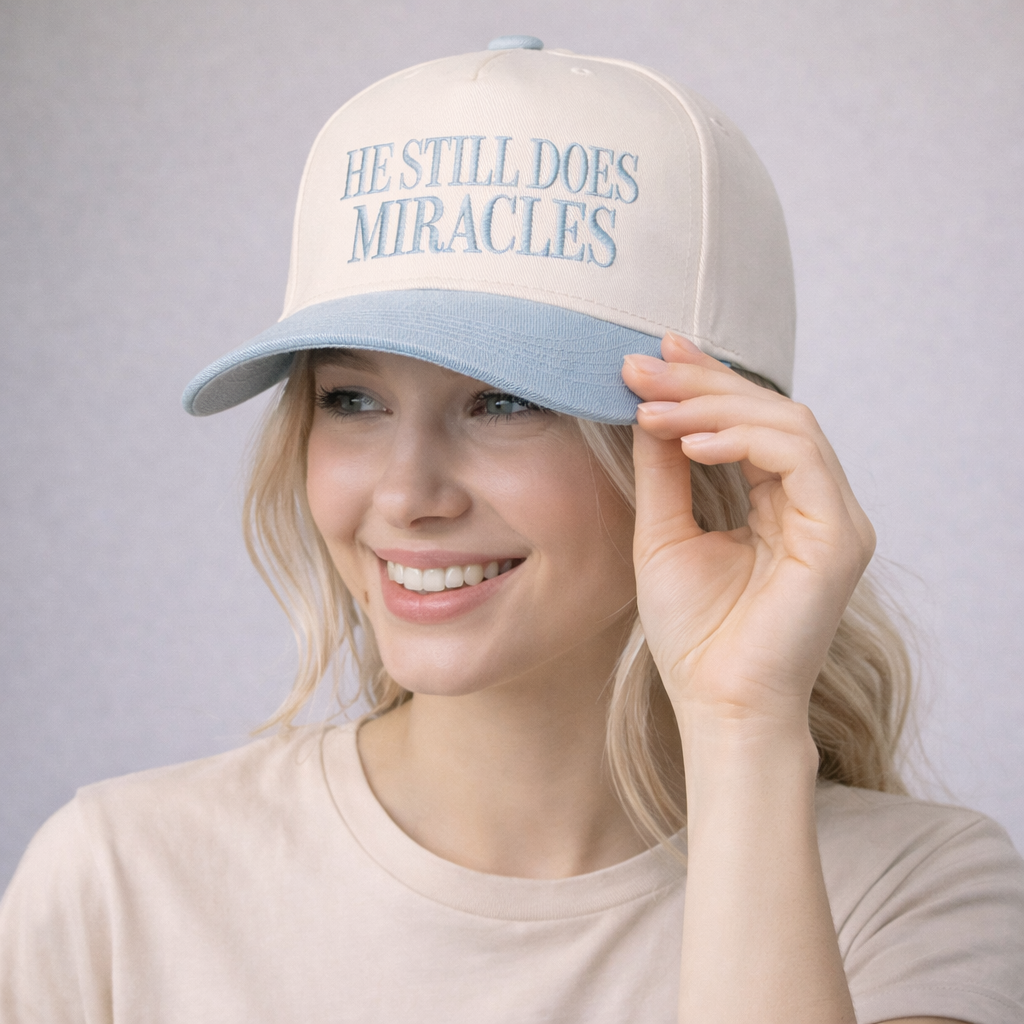 He Still Does Miracles Embroidered Adjustable Hat