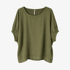 Zenana Solid Oversized Boxy Top Relaxed Everyday Fit
