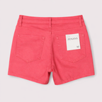 Denim Shorts 3.5" Inseam Stretch Mid Rise