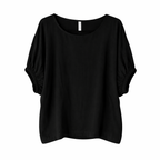 Zenana Solid Oversized Boxy Top Relaxed Everyday Fit