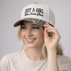 Just A Girl Who Loves Jesus Embroidered Adjustable Hat