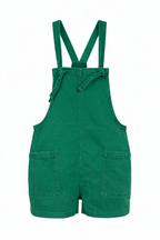 Easy Day Mineral Washed Knot Strap Romper