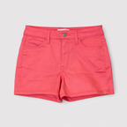 Denim Shorts 3.5" Inseam Stretch Mid Rise
