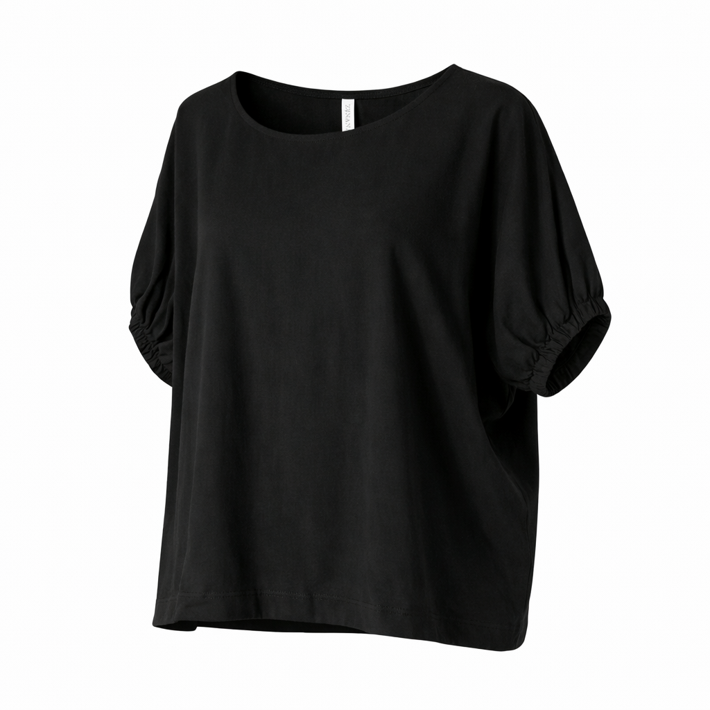 Zenana Solid Oversized Boxy Top Relaxed Everyday Fit