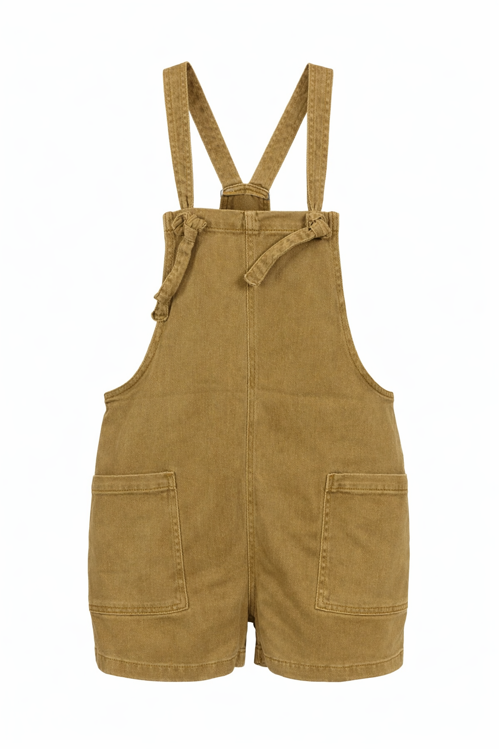 Easy Day Mineral Washed Knot Strap Romper