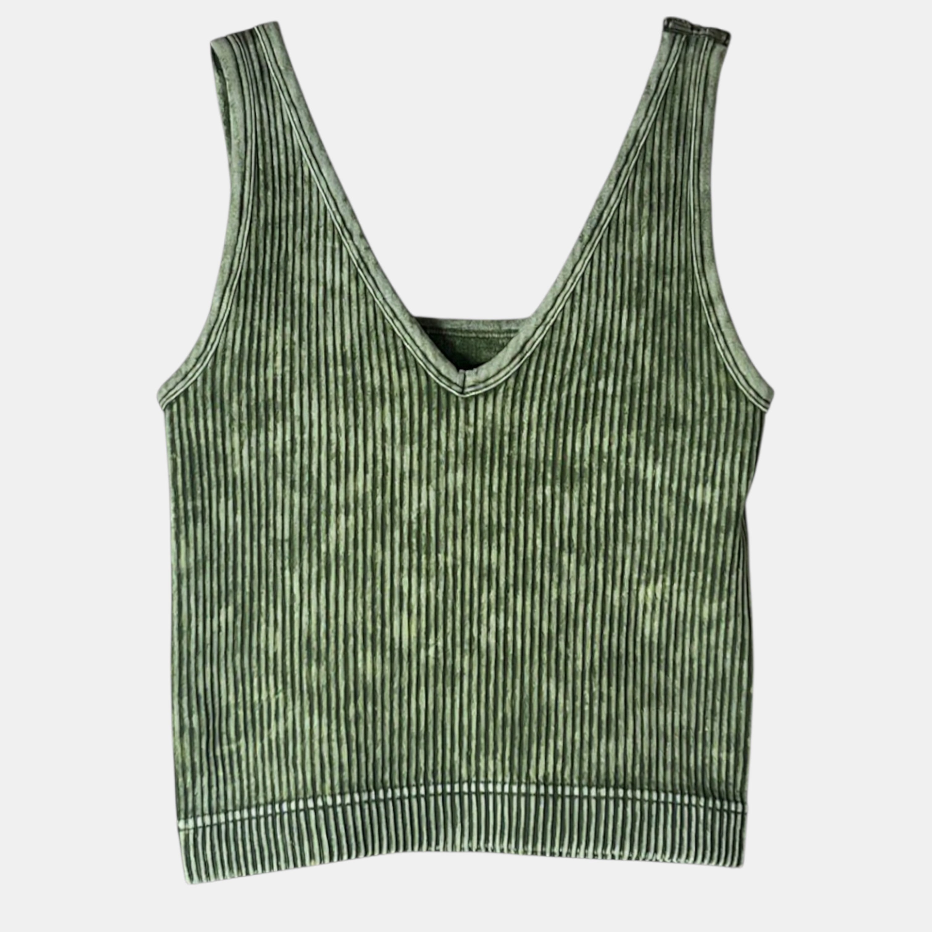 Zenana Seamless Ribbed Brami | Reversible Layering Tank