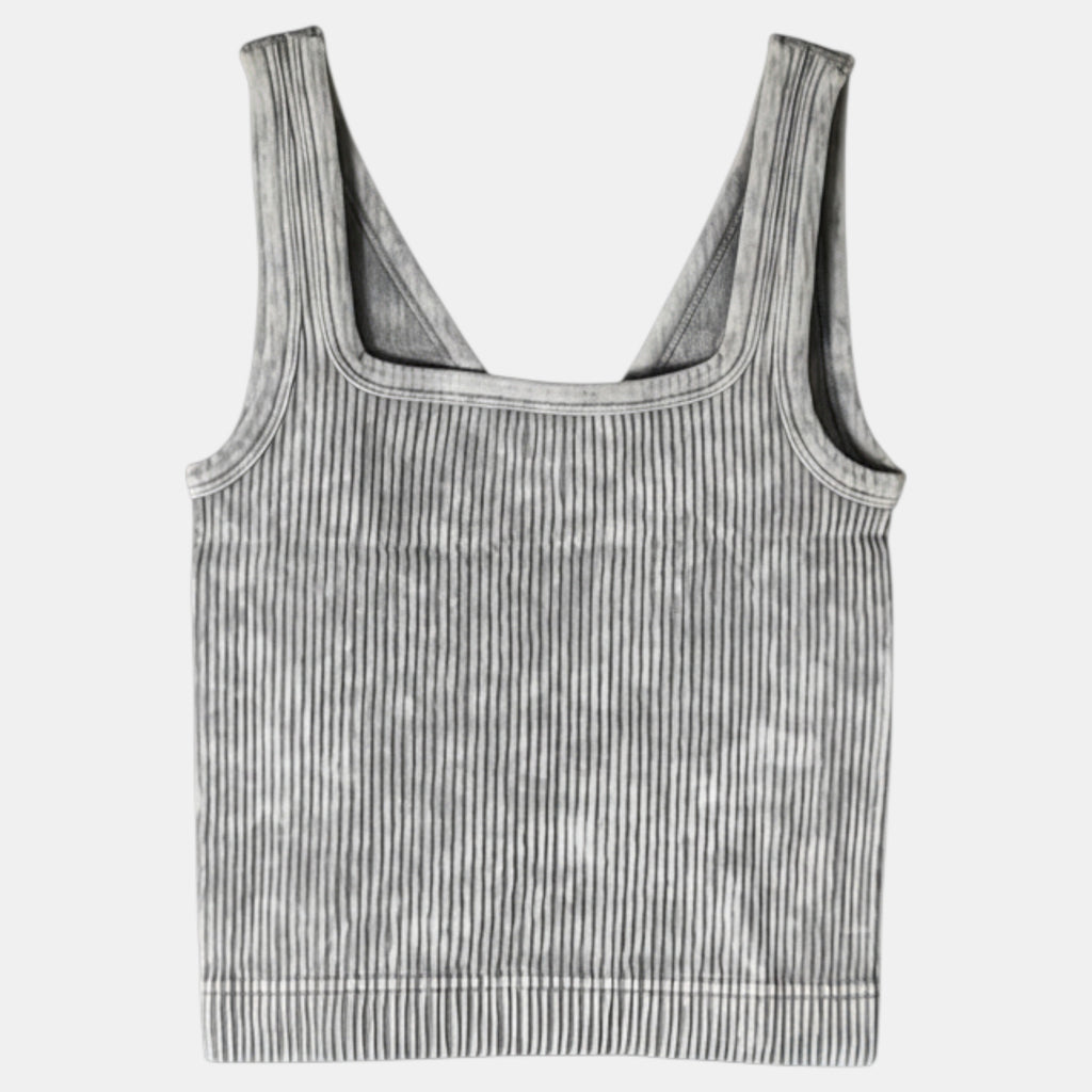 Zenana Seamless Ribbed Brami | Reversible Layering Tank