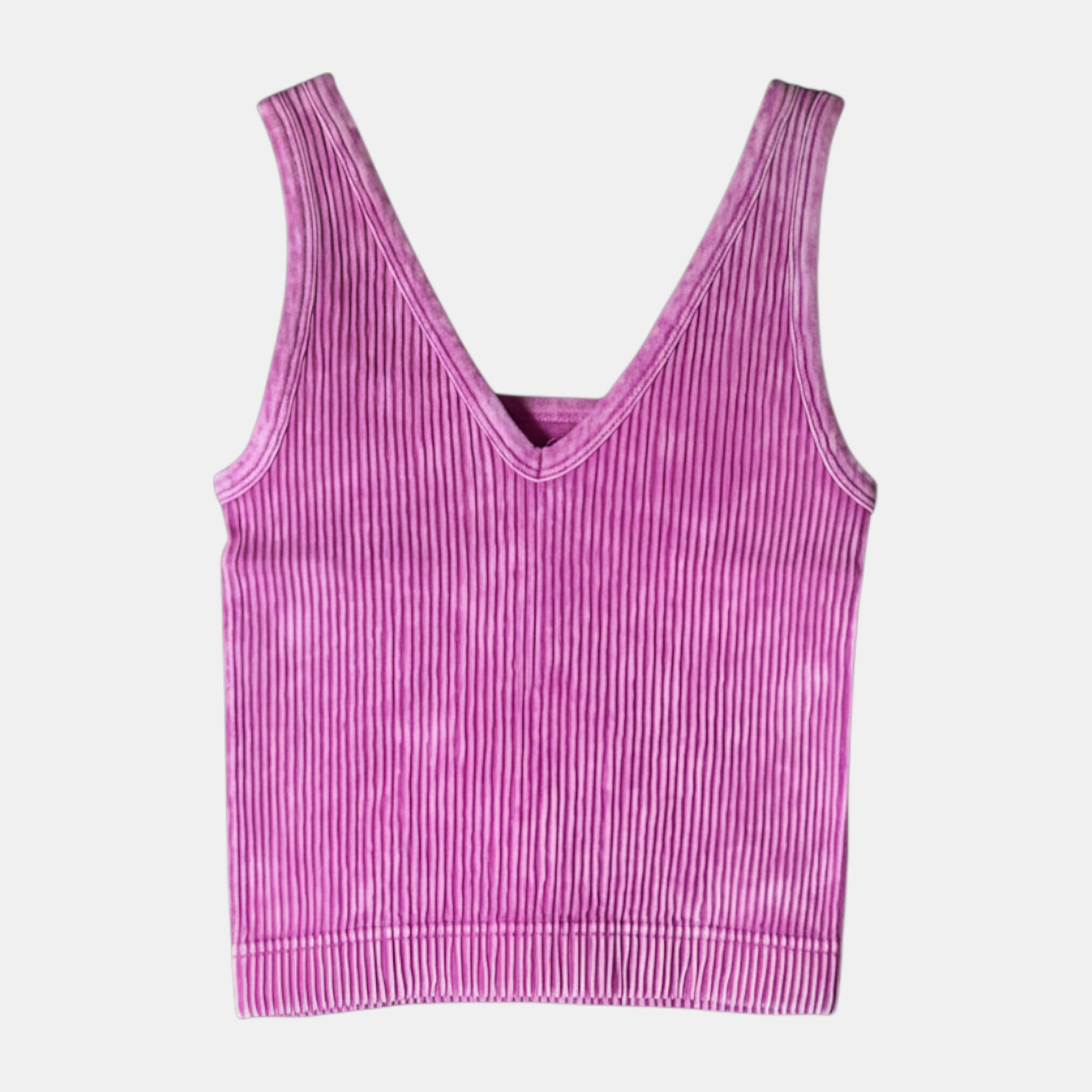 Zenana Seamless Ribbed Brami | Reversible Layering Tank