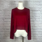 Zenana Cropped Long Sleeve Tee | Lightweight Basic
