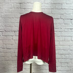 Zenana Cropped Long Sleeve Tee | Lightweight Basic