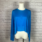 Zenana Cropped Long Sleeve Tee | Lightweight Basic