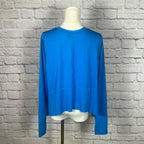 Zenana Cropped Long Sleeve Tee | Lightweight Basic