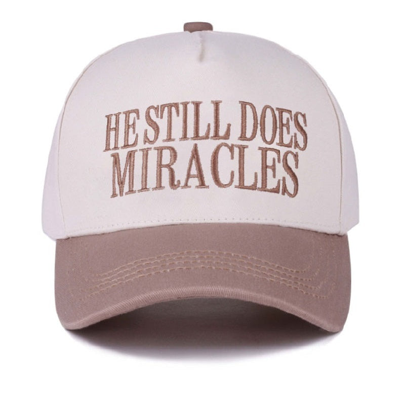 He Still Does Miracles Embroidered Adjustable Hat