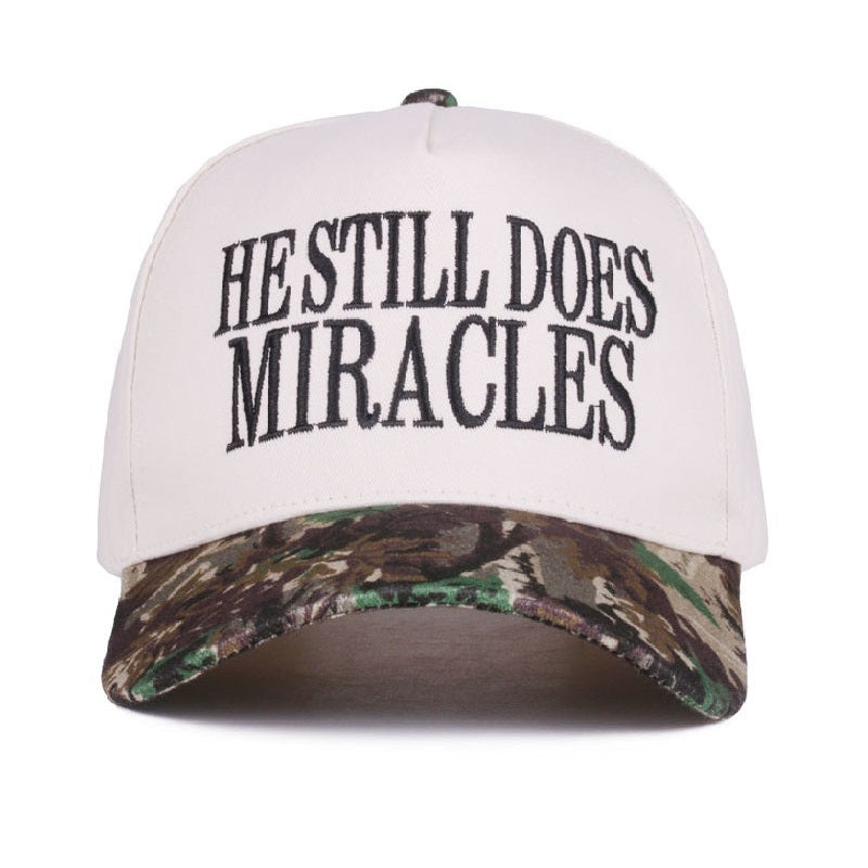 He Still Does Miracles Embroidered Adjustable Hat