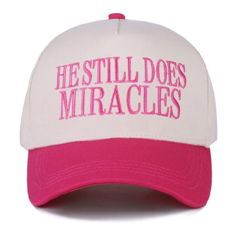 He Still Does Miracles Embroidered Adjustable Hat