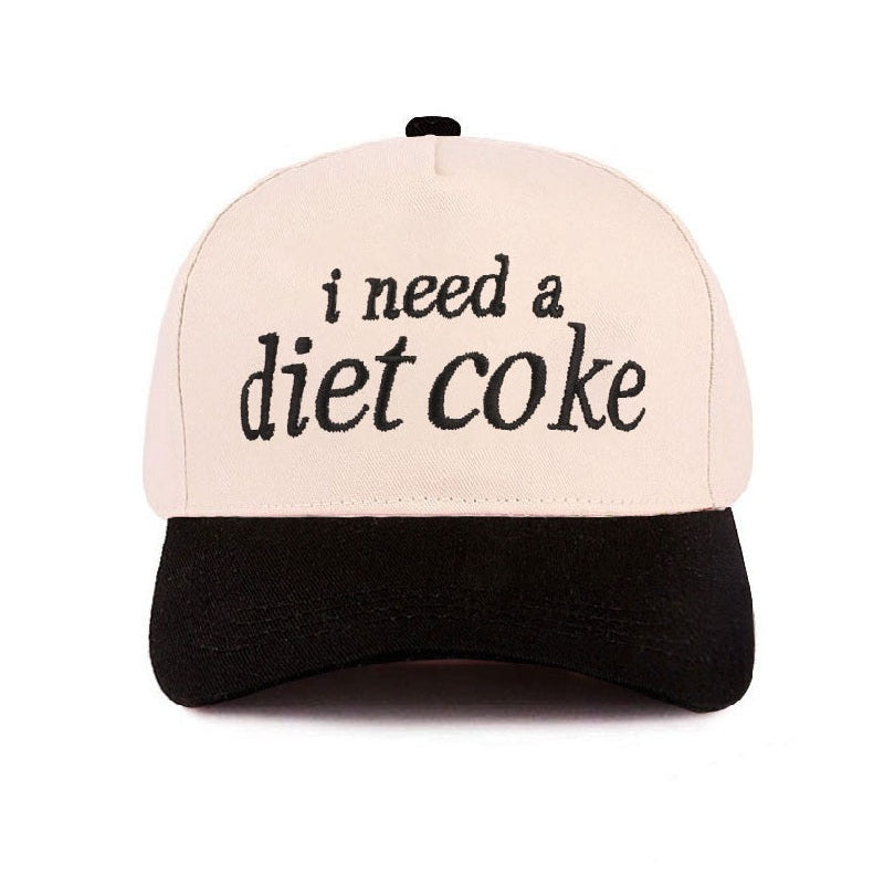 I Need a Diet Coke Embroidered Adjustable Hat