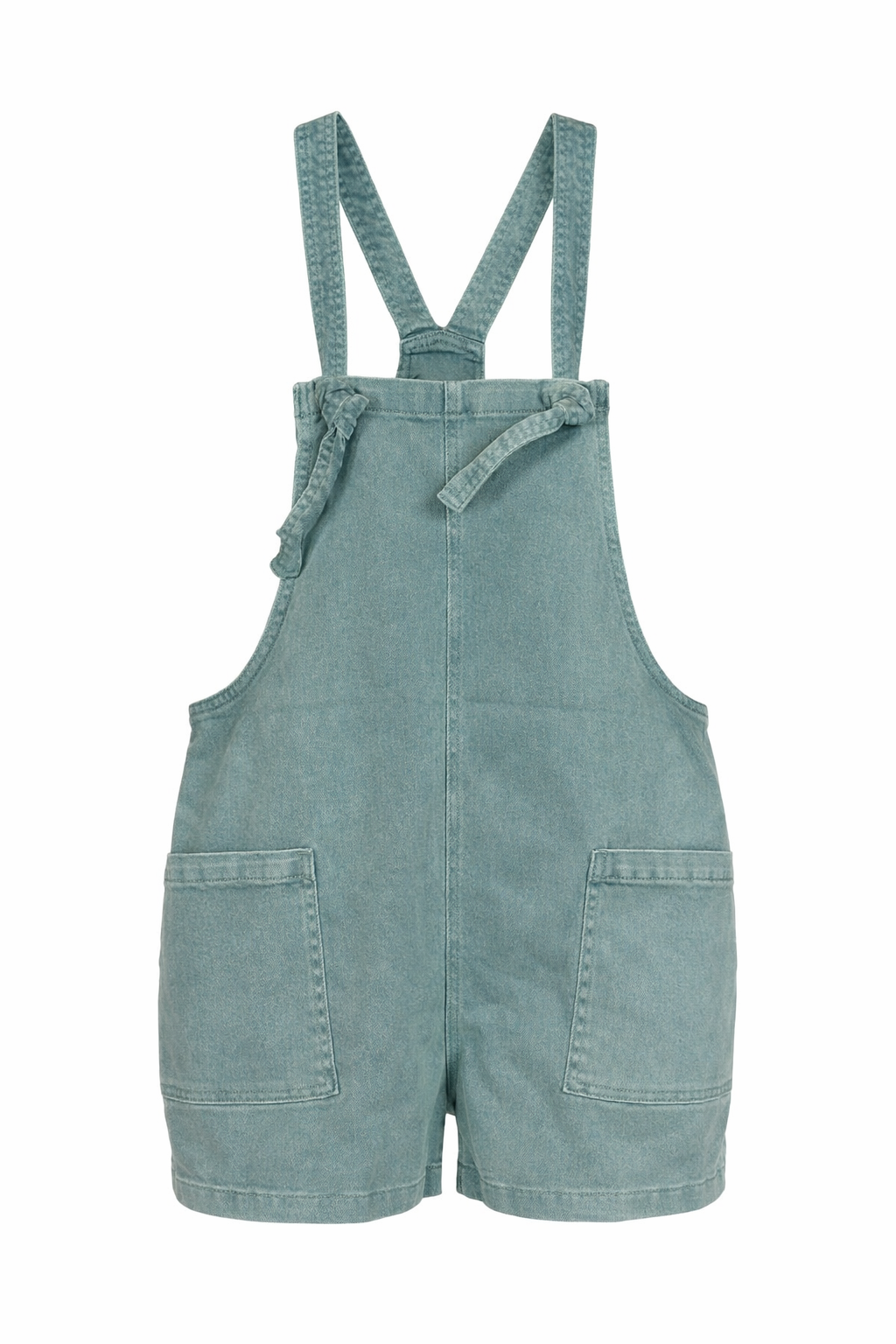 Easy Day Mineral Washed Knot Strap Romper