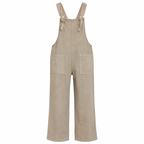 Zenana Ash Mocha Washed Knot Strap Jumpsuit