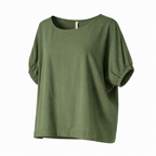Zenana Solid Oversized Boxy Top Relaxed Everyday Fit