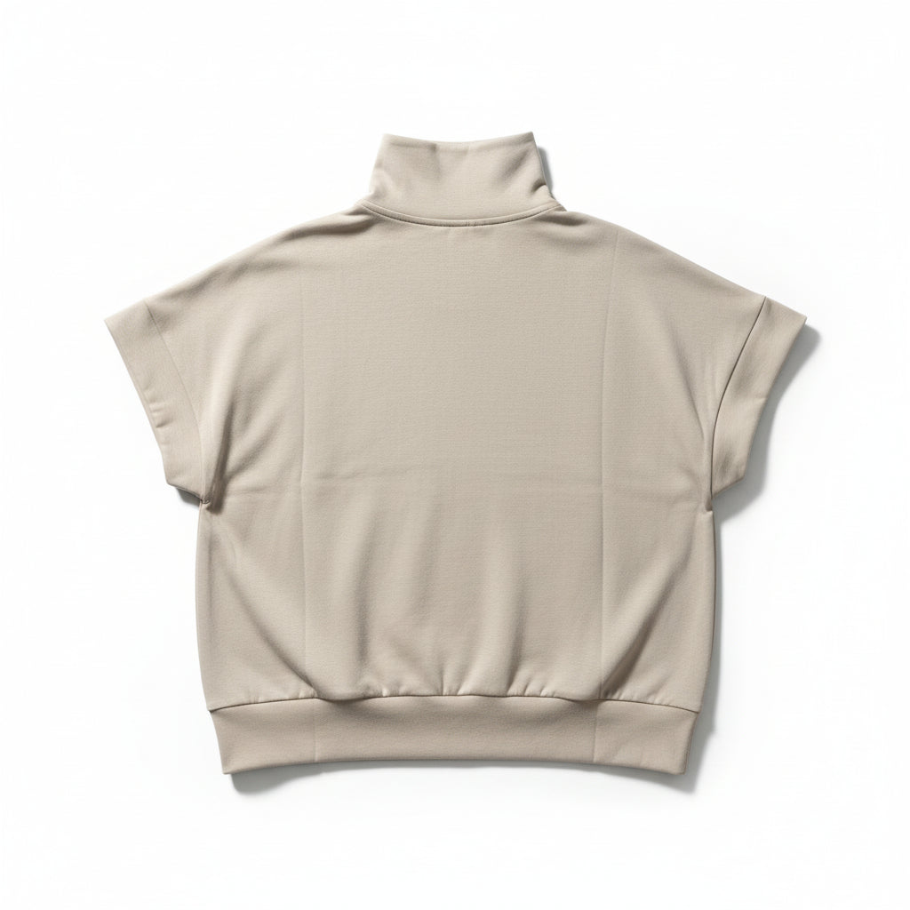 Zenana Ash Mocha Half Zip Pullover