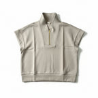 Zenana Ash Mocha Half Zip Pullover