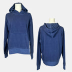 Zenana Lt Navy Pigment Dyed Hoodie