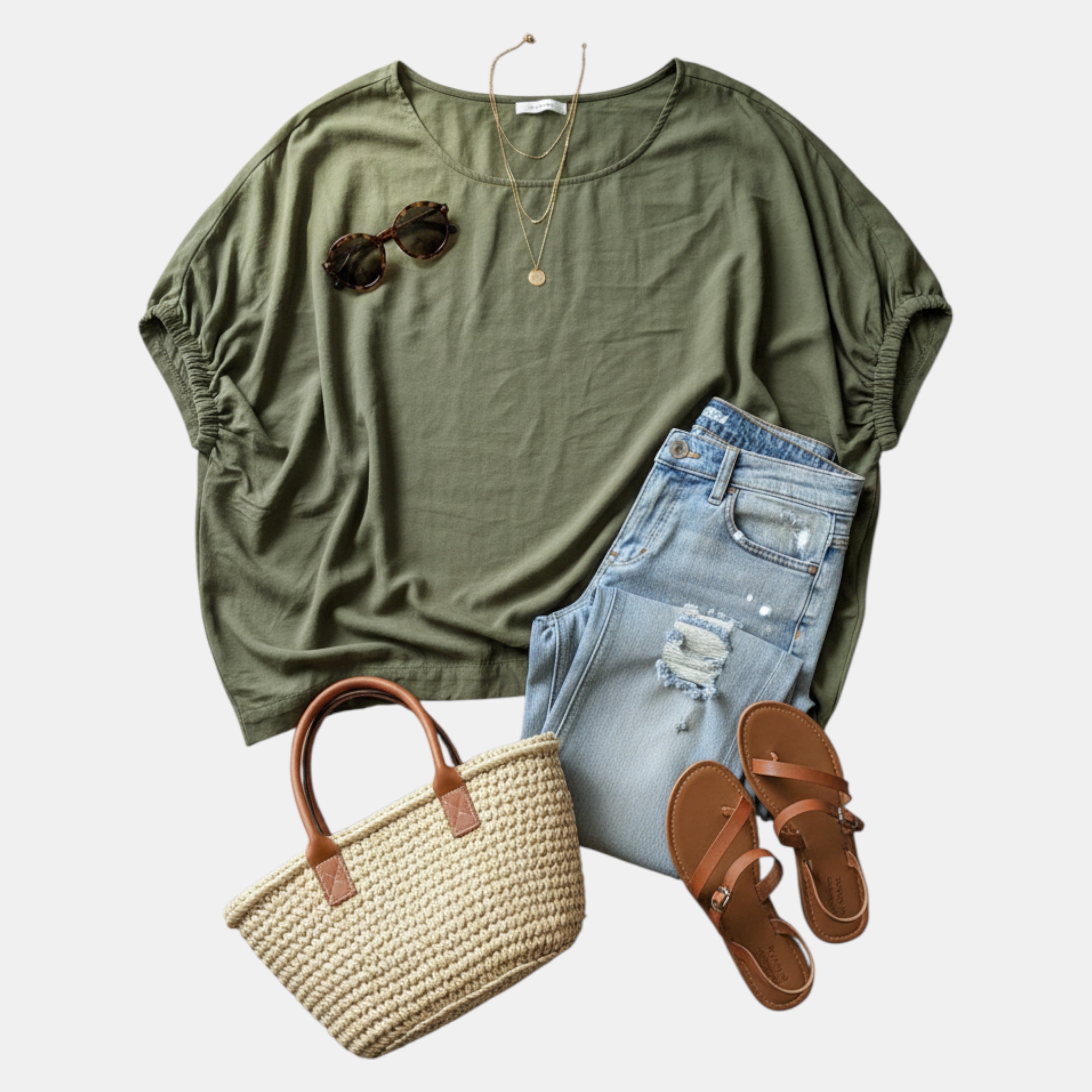 Zenana Solid Oversized Boxy Top Relaxed Everyday Fit