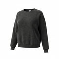Zenana Ash Black Mineral Wash Crew Top | Relaxed Fit
