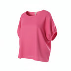 Zenana Solid Oversized Boxy Top Relaxed Everyday Fit