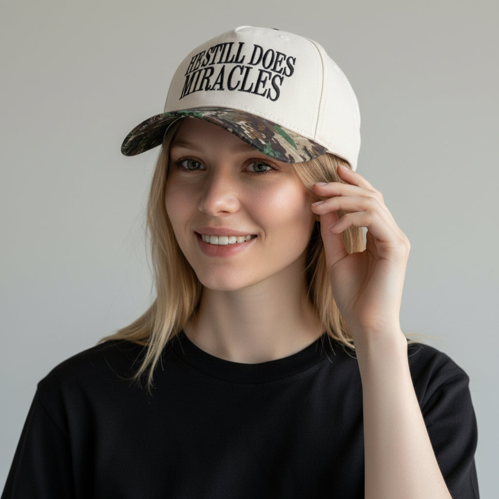 He Still Does Miracles Embroidered Adjustable Hat