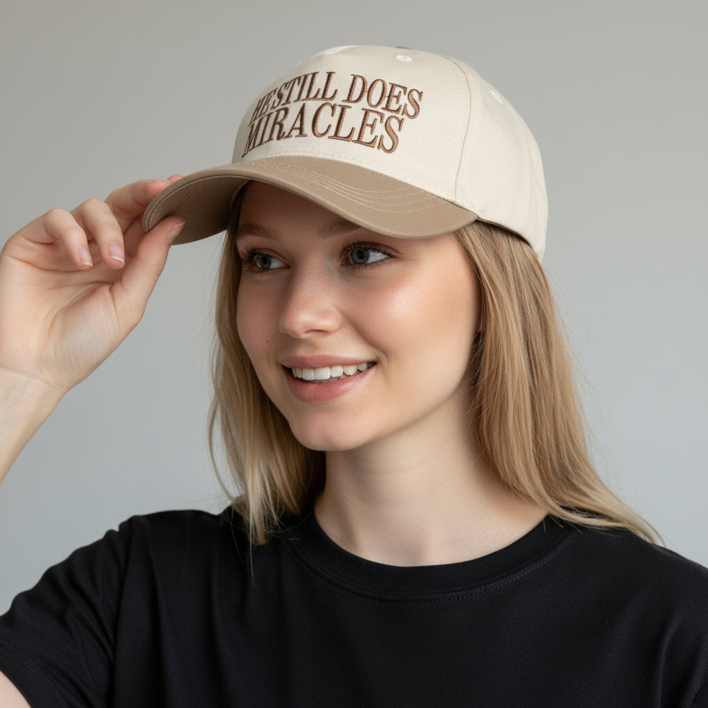 He Still Does Miracles Embroidered Adjustable Hat