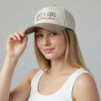Just A Girl Who Loves Jesus Embroidered Adjustable Hat